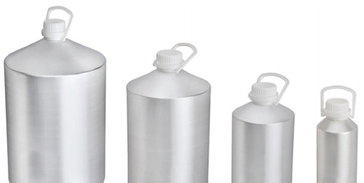 Botella de aluminio Plus 45 — capacidades de 2.5 – 25 kg